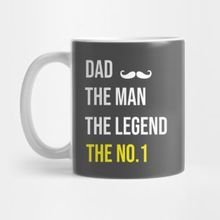 Dad the man the legend the No1 Mug